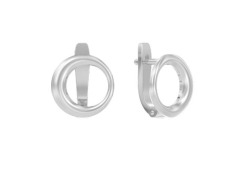 Серебряные cерьги классические