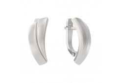 Серебряные cерьги классические