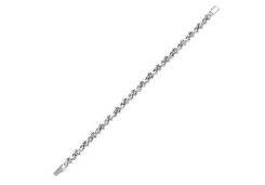 Серебряный браслет с марказитом