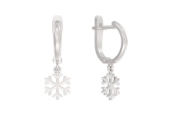 Серебряные cерьги висячие