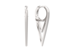 Серебряные cерьги классические