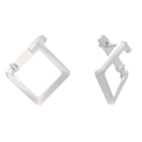 Серебряные cерьги классические