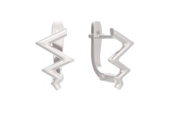 Серебряные cерьги классические