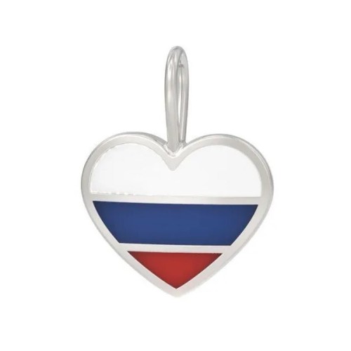 Серебряная подвеска с эмалью