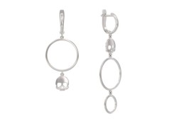 Серебряные cерьги висячие