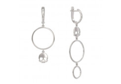 Серебряные cерьги висячие