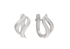 Серебряные cерьги классические