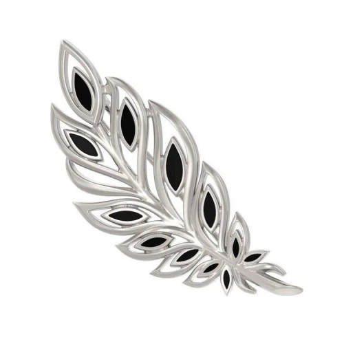 Брошь из серебра с эмалью