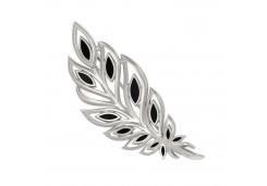 Брошь из серебра с эмалью