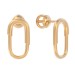 Золотые cерьги пусеты (гвоздики)