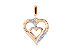 Золотая подвеска с бриллиантом