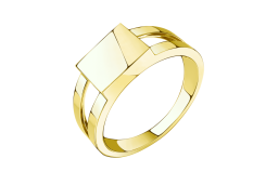 Кольцо из желтого золота 