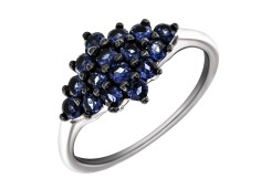 Серебряное кольцо с фианитом