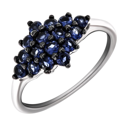 Серебряное кольцо с фианитом