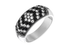 Серебряное кольцо с фианитом