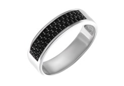 Серебряное кольцо с фианитом