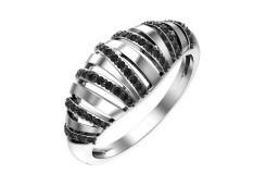 Серебряное кольцо с фианитом