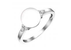 Серебряное кольцо с жемчугом