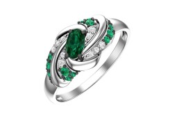 Серебряное кольцо с кварцем