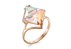 Золотое кольцо с ситаллом