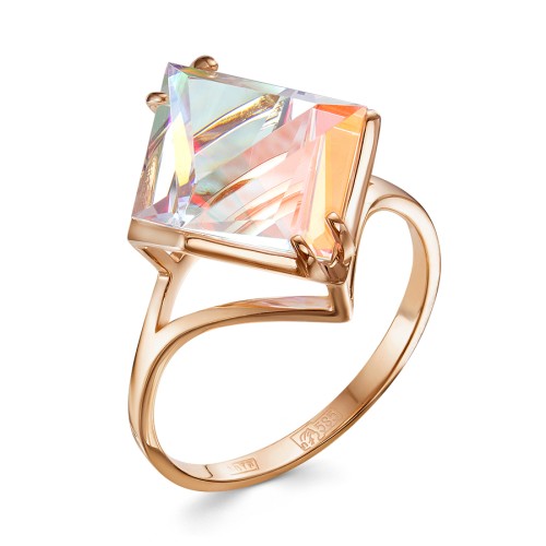 Золотое кольцо с ситаллом