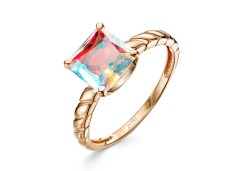 Золотое кольцо с ситаллом