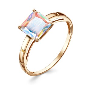 Золотое кольцо с ситаллом