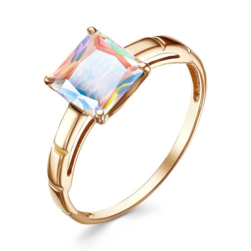 Золотое кольцо с ситаллом