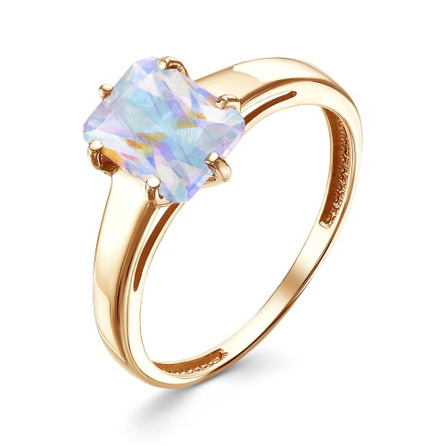 Золотое кольцо с ситаллом