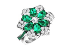 Серебряное кольцо с кварцем