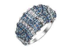 Серебряное кольцо с фианитом