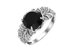 Серебряное кольцо с кварцем