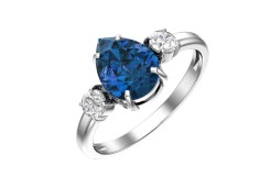 Серебряное кольцо с кварцем