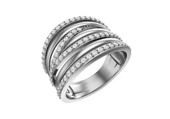 Серебряное кольцо с фианитом
