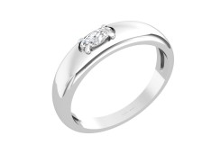 Серебряное кольцо с фианитом