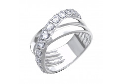 Серебряное кольцо с фианитом