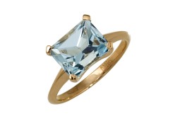 Золотое кольцо с топазом