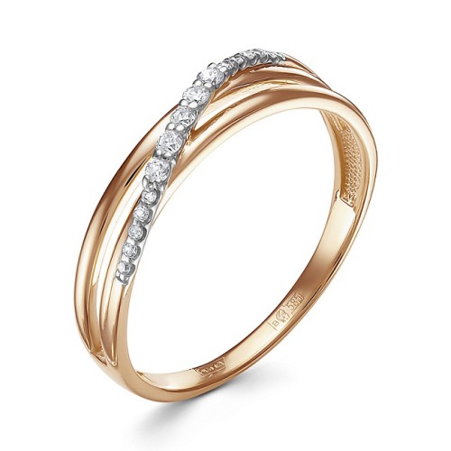 Золотое кольцо с бриллиантом