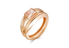 Золотое кольцо с фианитом