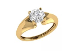 Золотое кольцо с фианитом