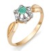 Золотое кольцо с изумрудом