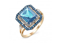 Золотое кольцо с топазом