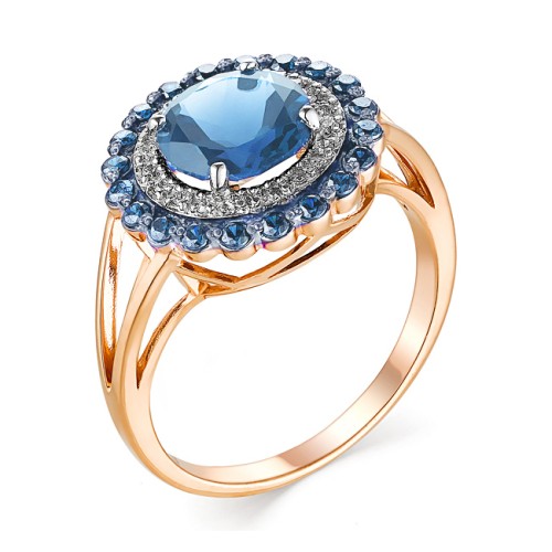 Золотое кольцо с топазом