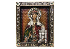 Икона Синтетический камень Средняя св Ольга