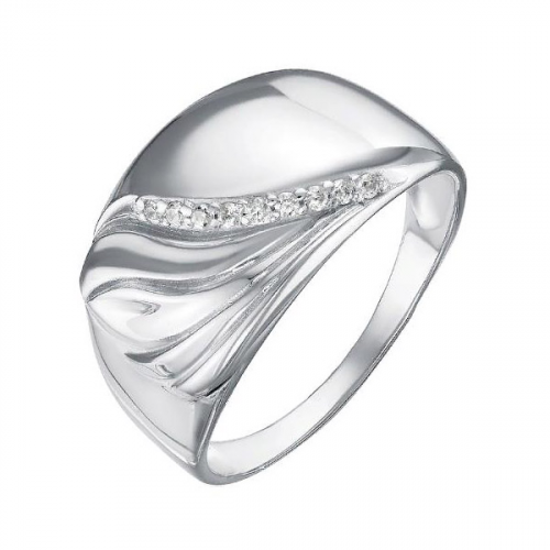 Серебряное кольцо с фианитом