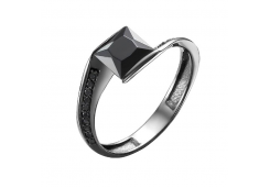 Серебряное кольцо с фианитом