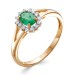 Золотое кольцо с изумрудом