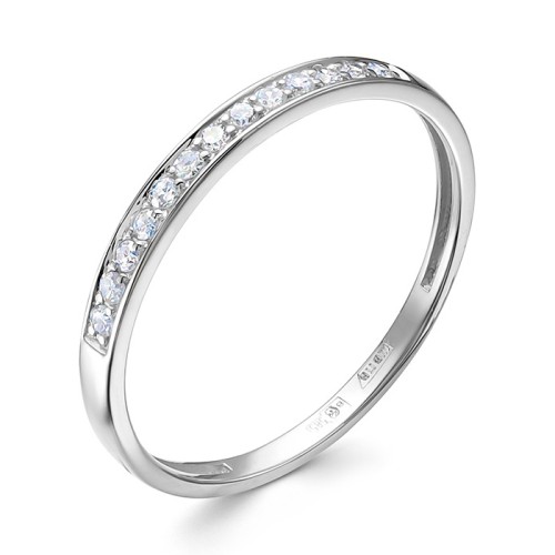 Кольцо из белого золота с бриллиантом