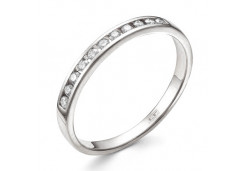 Кольцо из белого золота с бриллиантом