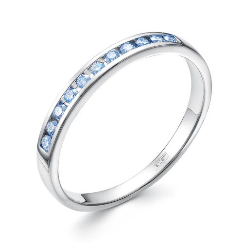 Кольцо из белого золота с бриллиантом